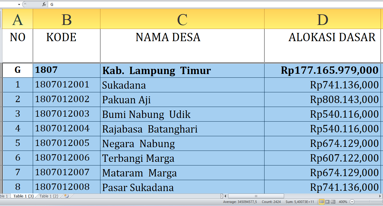 Berapa Dana Desa untuk Desa di Lampung Timur Tahun 2025? Rp265,5 Miliar, Berikut Rincian Lengkapnya