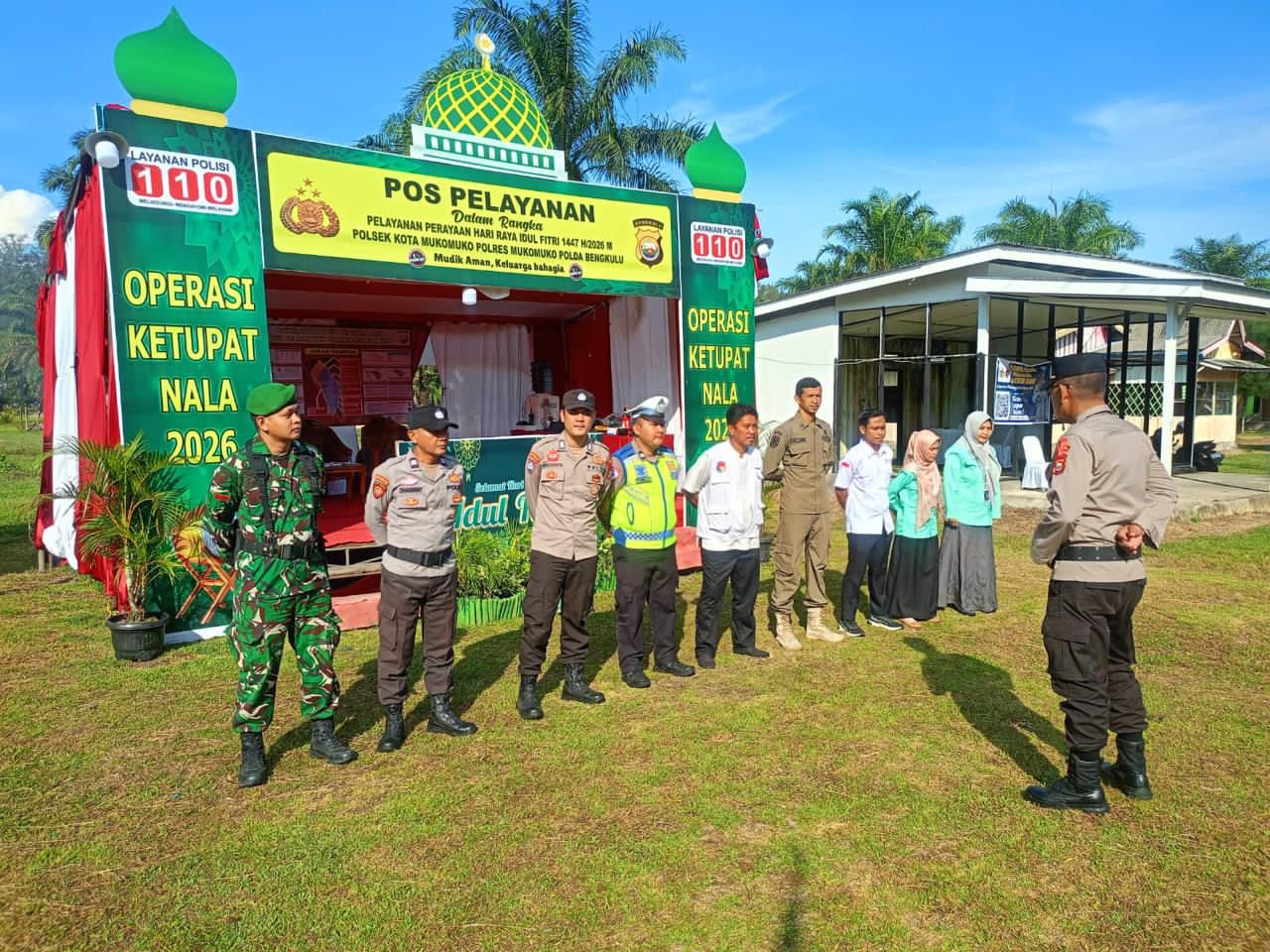 Operasi Ketupat 2026, Pos Pam dan Pos Yan Polres Mukomuko Tingkatkan Kesiapsiagaan