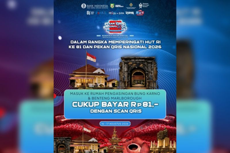 Cuma Rp81, Bisa Masuk Rumah Bung Karno dan Benteng Marlborough