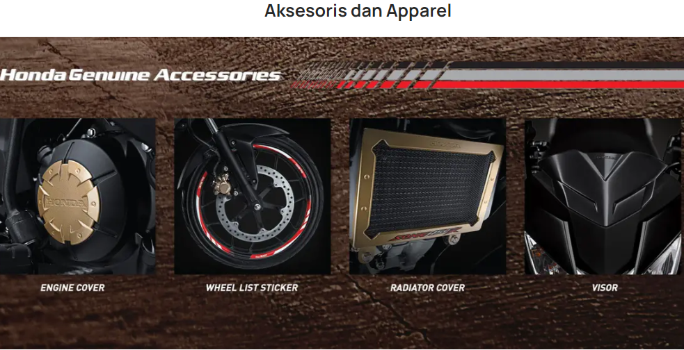 Aksesoris dan Apparel Resmi untuk Honda Sonic 150R: Tampil Keren dan Maksimal