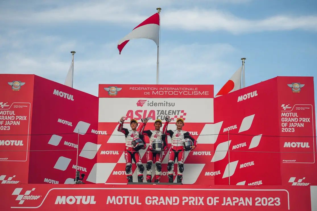 Pebalap Astra Honda Mencetak Sejarah dengan Kemenangan Ganda di ATC Motegi