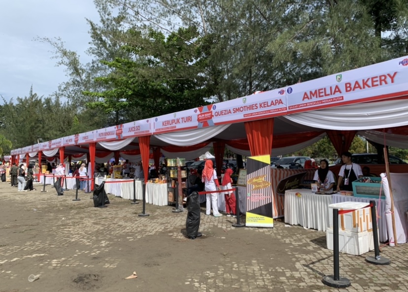 Jalan Sehat Merah Putih Hadirkan UMKM, Dorong Produk Bengkulu Hingga ke Kelas Nasional