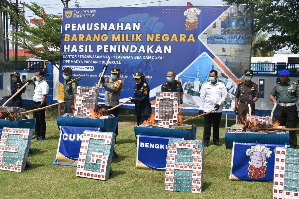 Bea Cukai Bengkulu Sebut Kerugian Negara Rp5,2 Miliar Akibat Peredaran Barang Ilegal, Paling Besar dari Rokok