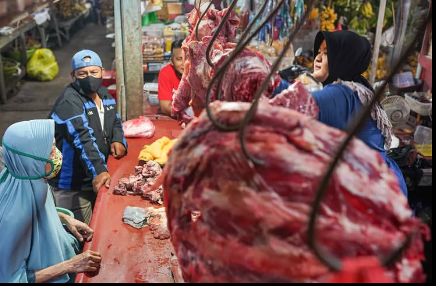 Harga Daging dan Cabai Naik, Sembako Lain Turun Tipis