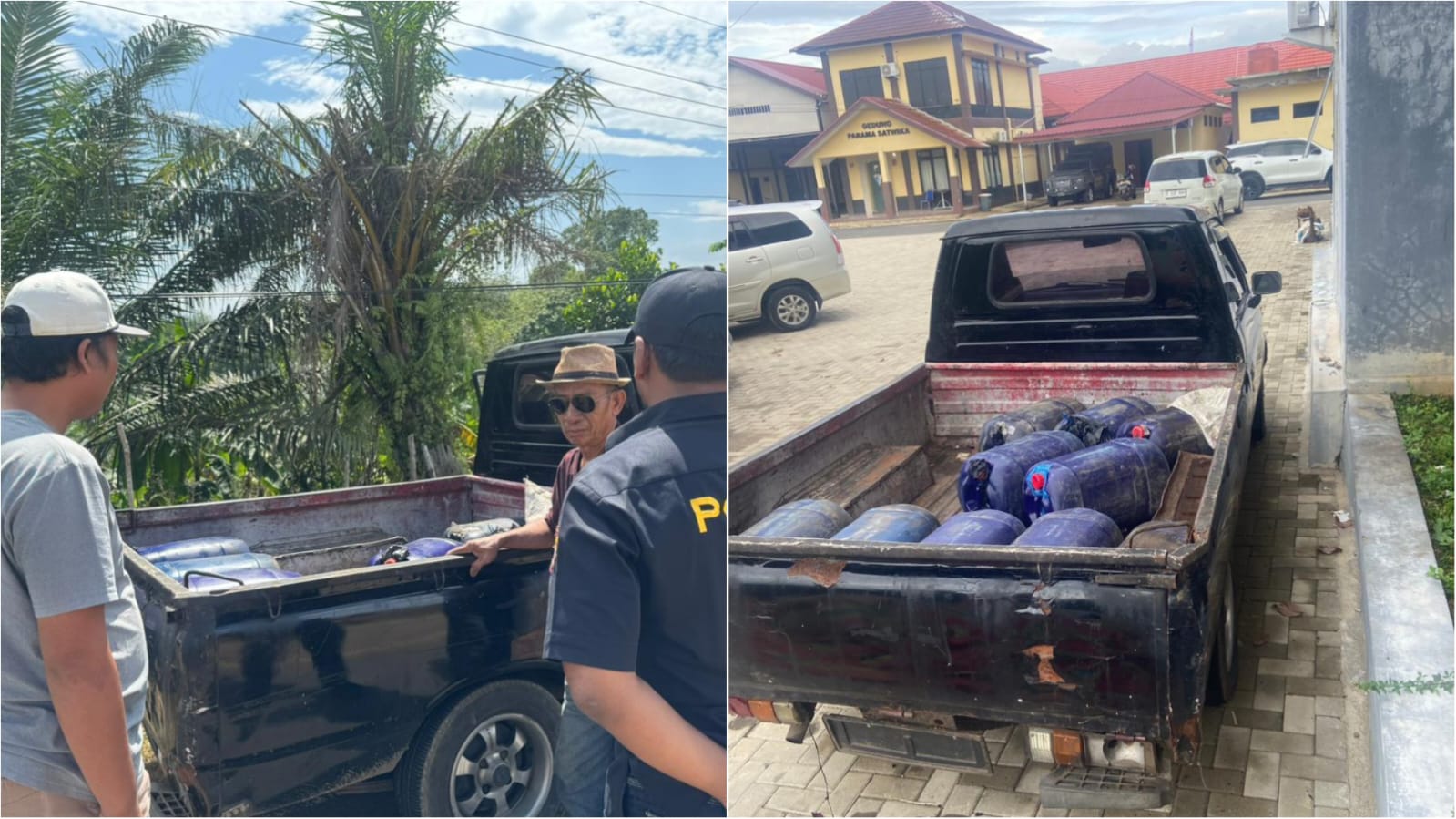 Isi BBM Berulang di Banyak SPBU, Pengunjal Biosolar di Bengkulu Tengah Diciduk Polisi