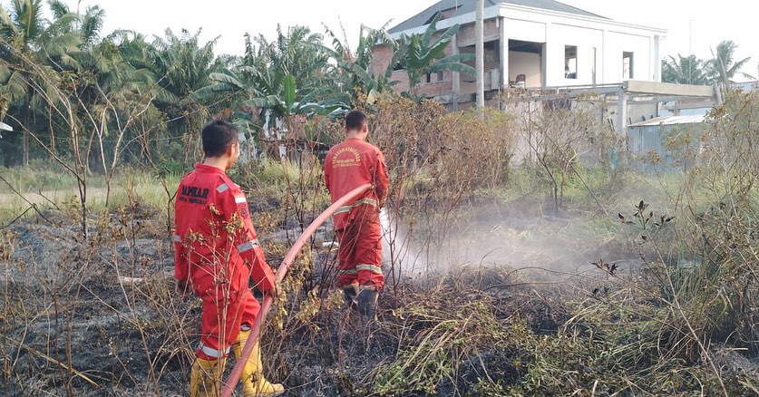 Kemarau, Potensi Kebakaran Lahan Makin Besar, Tahun Ini Sudah Tercatat 64 Kasus di Kota Bengkulu