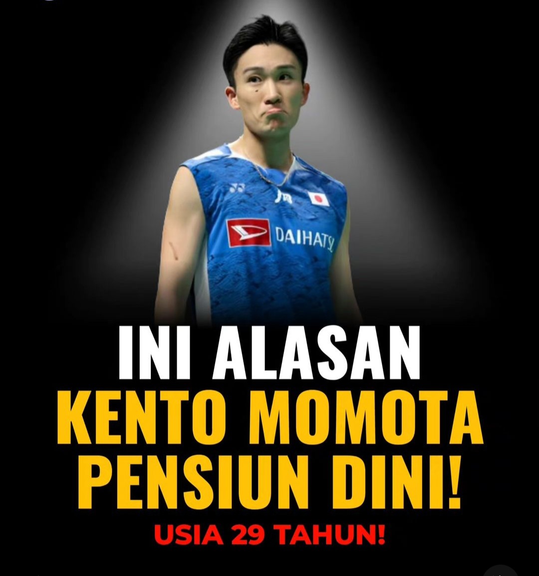 Atlet Bulutangkis Jepang Kento Momota Pensiun Dini Diusia 29 Tahun, Ini Alasannya