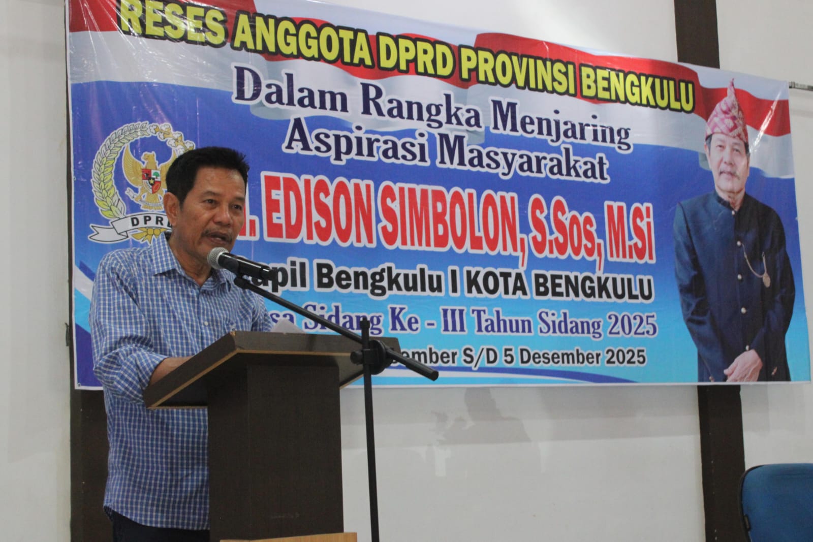 Edison Simbolon Serap Aspirasi Warga Kota Bengkulu, BPJS Kesehatan hingga Pembangunan Infrastruktur