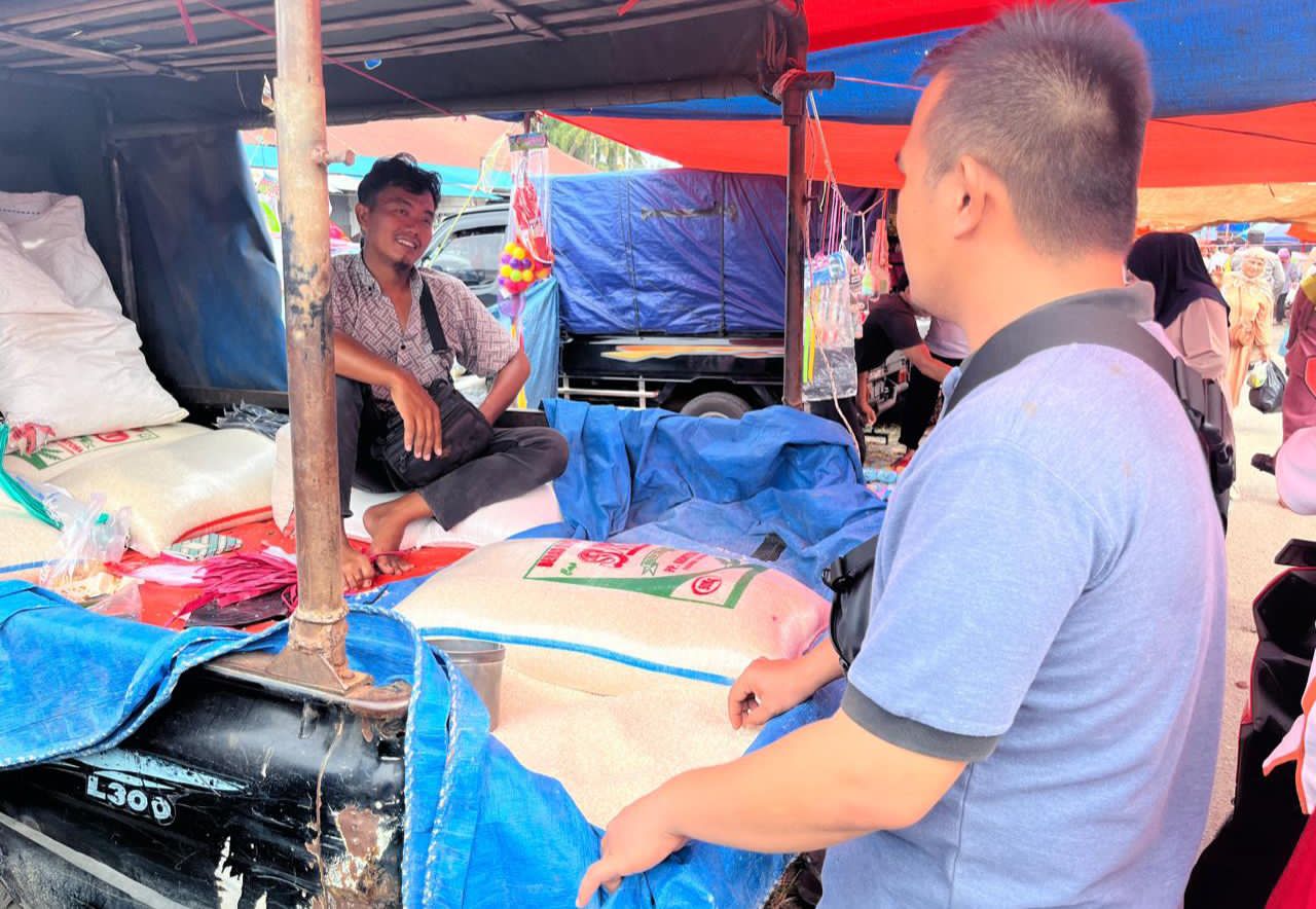 Awal 2026, Satgas Pangan Polres Mukomuko Awasi Harga Beras di Pasar Tradisional