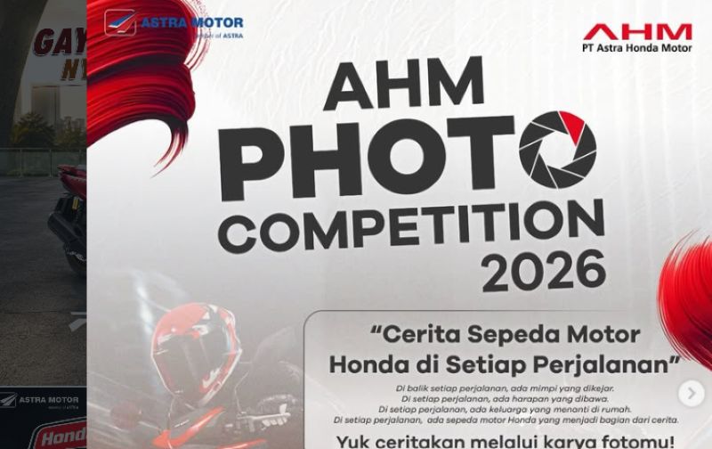 AHM Photo Competition 2026 Buka 4 Subtema, Hadiah Motor Menanti