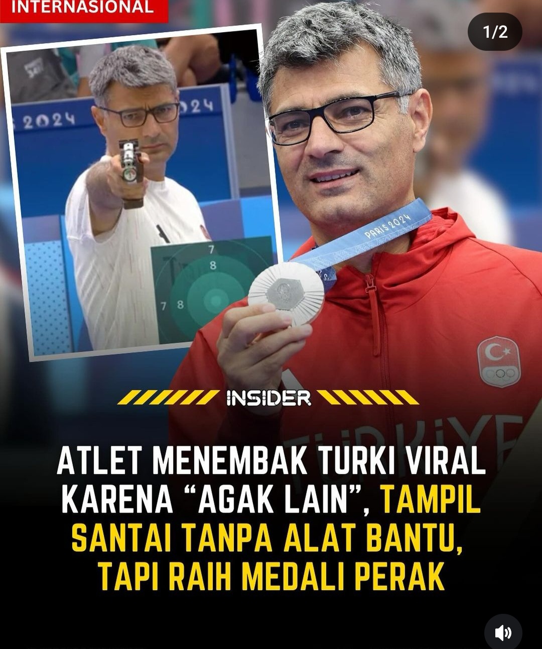 Gaya Penembak Yusuf Dikec di Olimpiade Paris Jadi Bahan Perbicaraan, Disebut Mirip James Bond