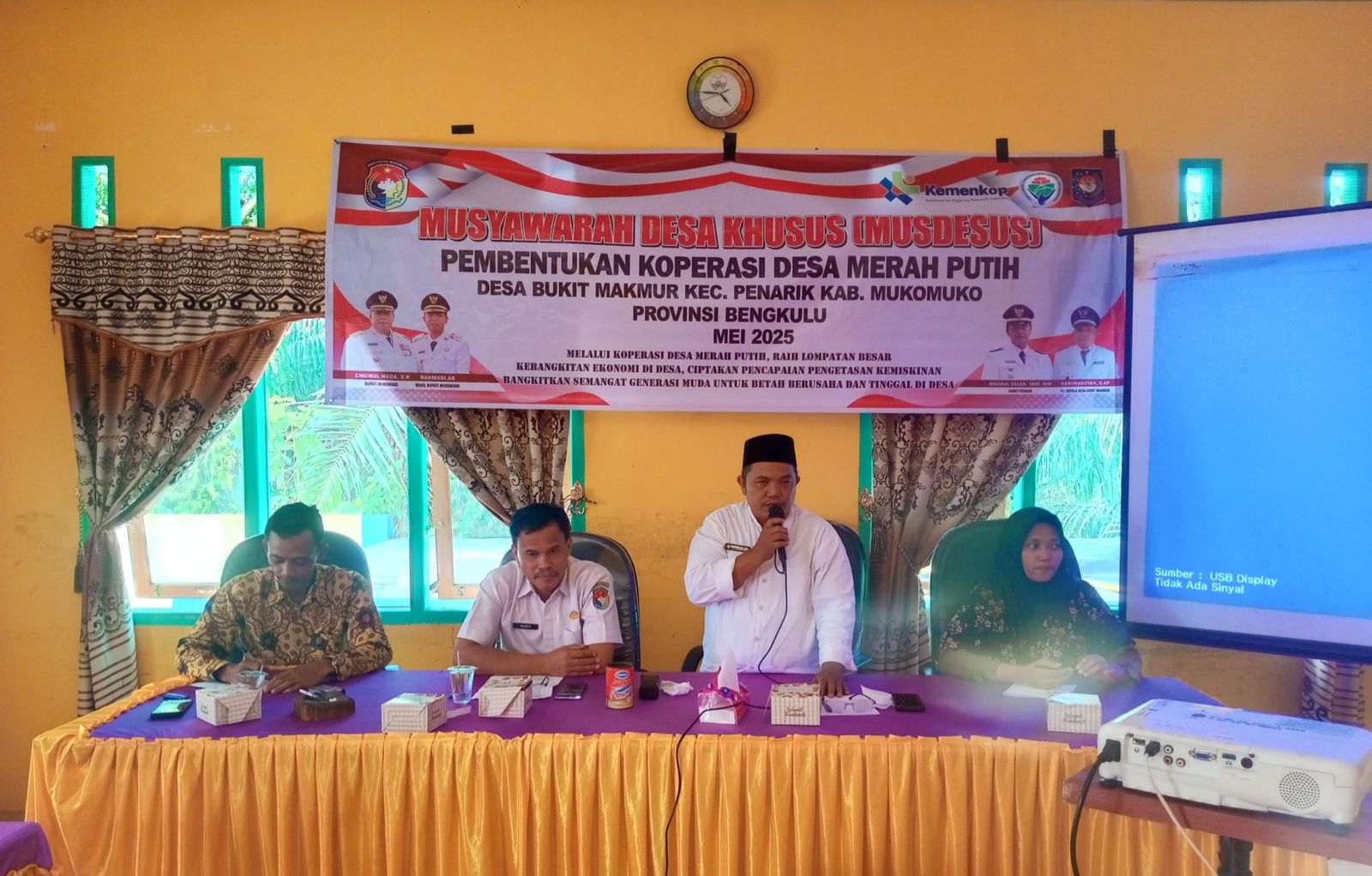 Gotong Royong Hidup Kembali, Koperasi Merah Putih Jadi Harapan Baru Warga Desa Bukit Makmur