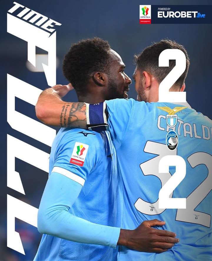 Sengit! Lazio dan Atalanta Berbagi Angka 2-2 di Leg Pertama Semifinal Coppa Italia