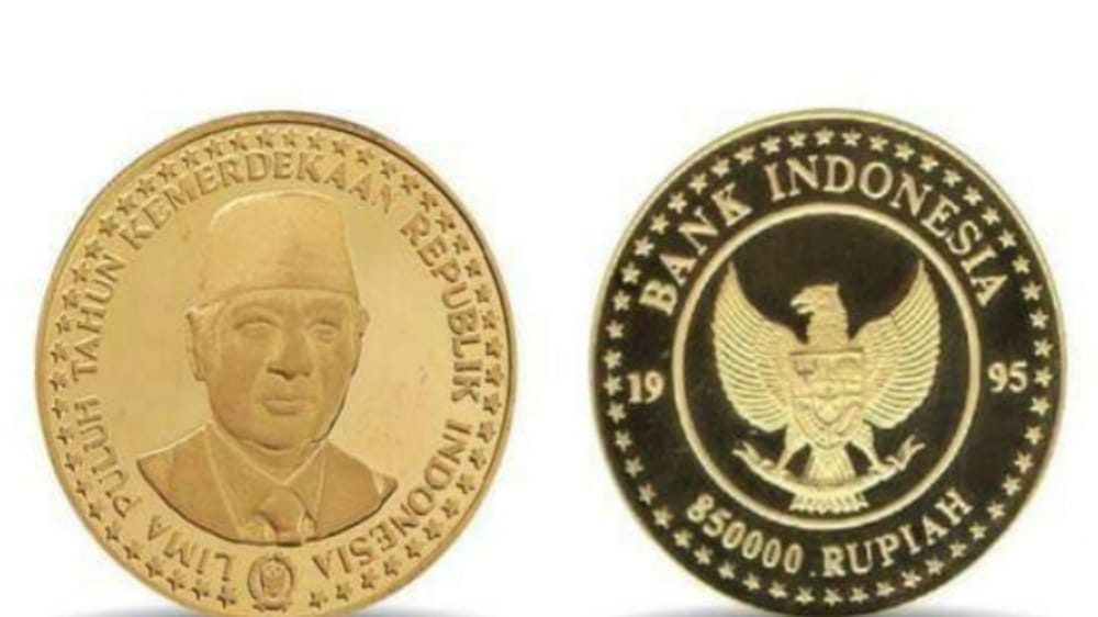 WOW! Bank Indonesia Pernah Merilis Uang Koin Termahal, Bahan Bakunya dari Emas
