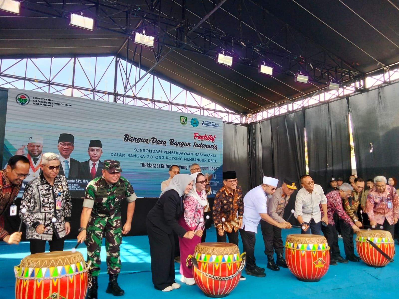 Deklarasi Gotong Royong Seluma: Mendesa-PDT Dorong Desa Mandiri dan Bersih Narkoba di Bengkulu