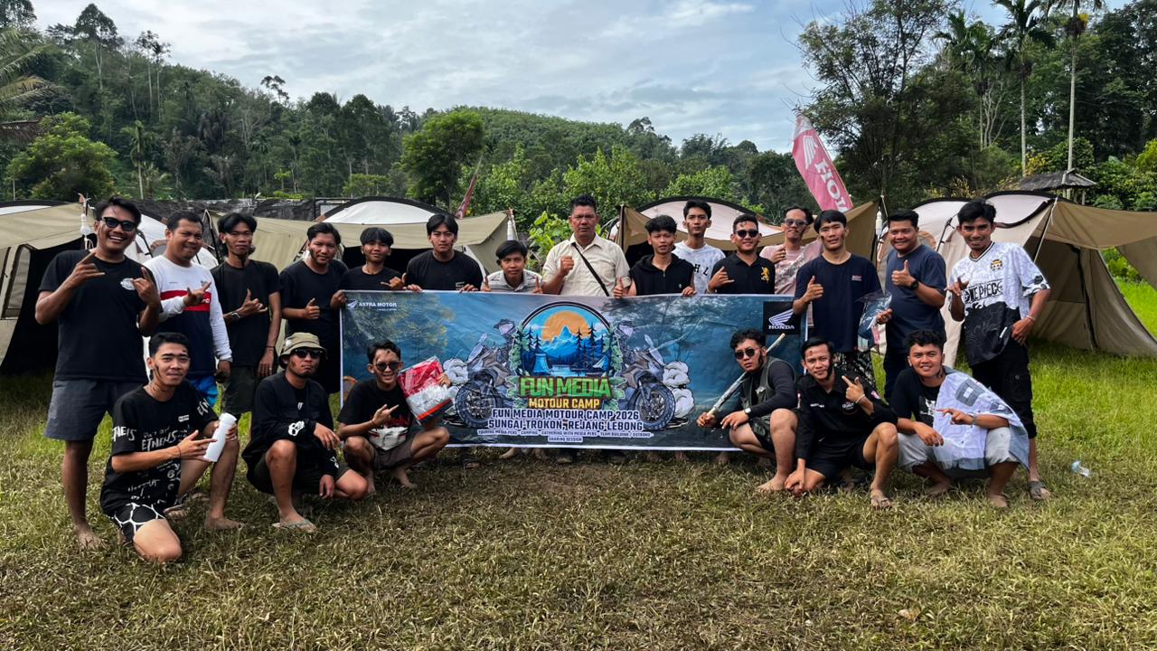 Peringati Hari Pers Nasional, Astra Motor Bengkulu Gelar Fun Media Motour Camp 2026