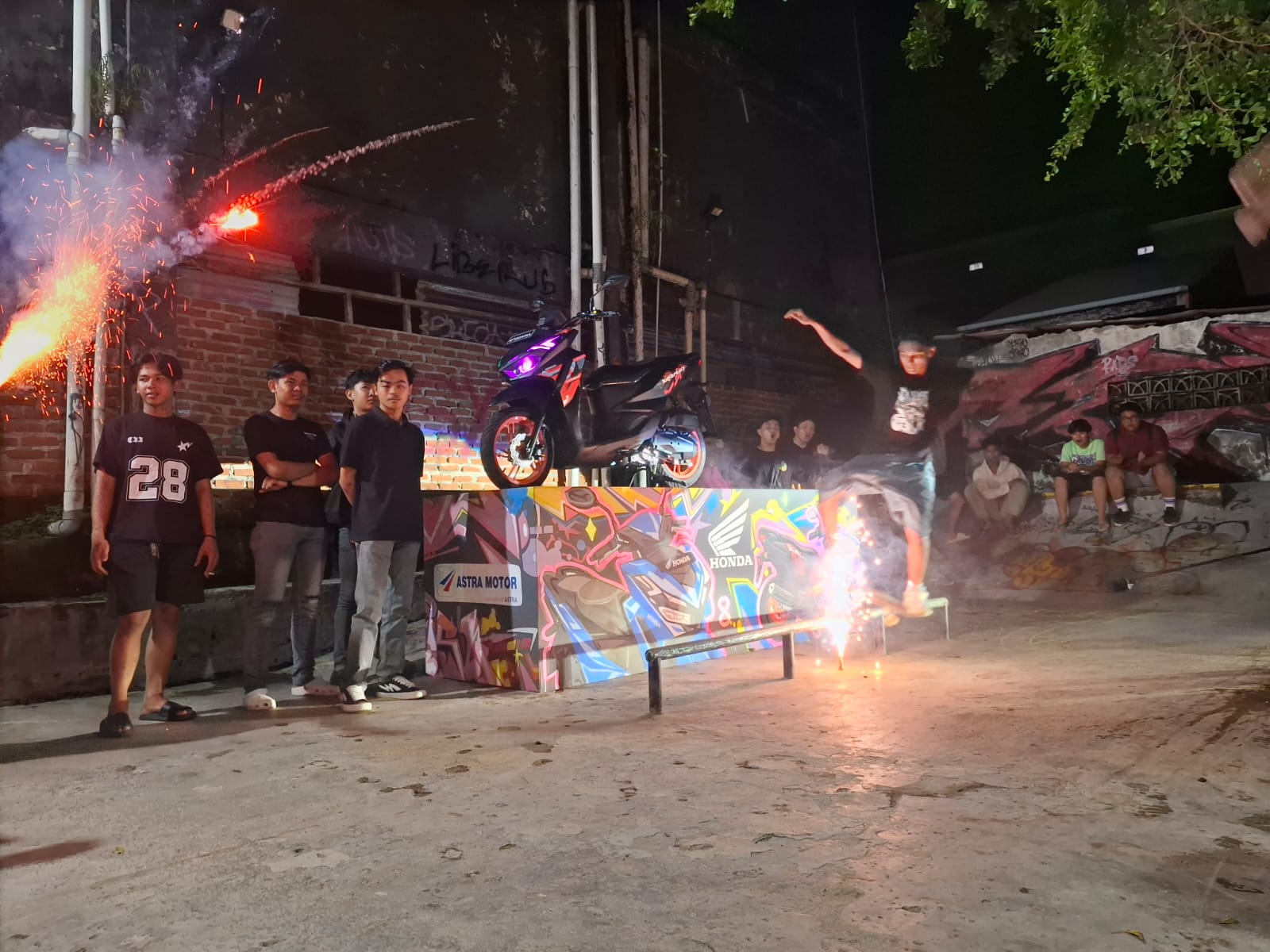 Vario Night Ride Vol.2, Ajang Kebersamaan Komunitas Honda Bengkulu