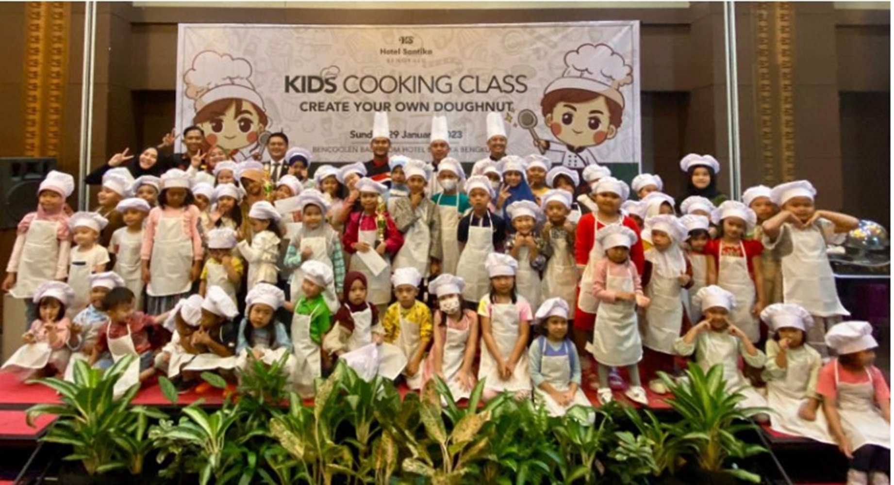 Kids Cooking Class Hotel Santika, Munculkan Bakat dan Latih Kreativitas Anak 
