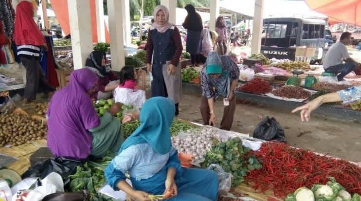 Harga Cabai hingga Daging Stabil, Pasar Mukomuko Aman Jelang Tahun Baru