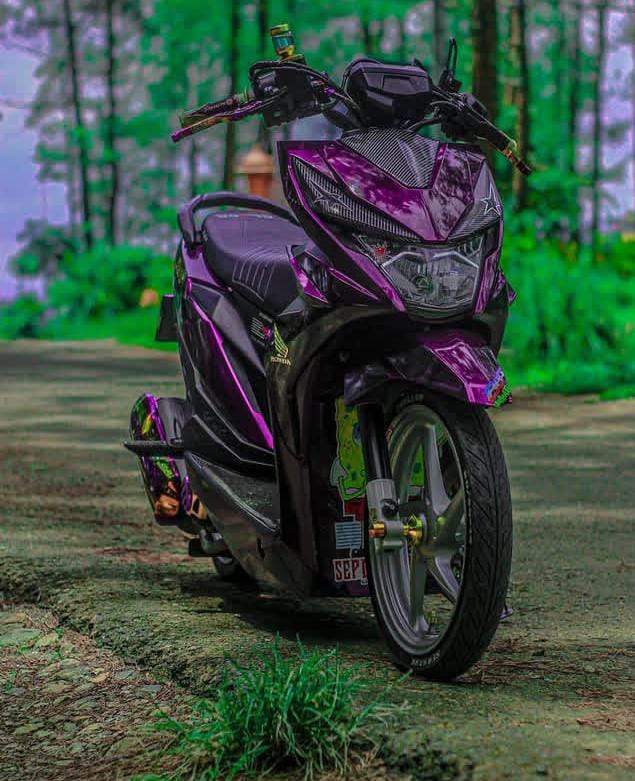 Tren Modifikasi BeAT Karbu Babylook, Simpel tapi Bikin Tampil Beda