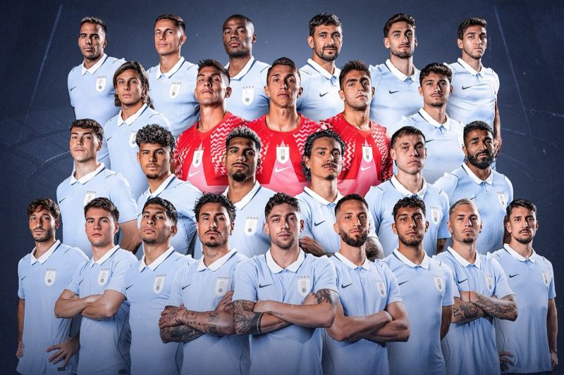 Tanpa Luis Suarez, Ini Daftar Lengkap 26 Pemain Uruguay di Piala Dunia 2026