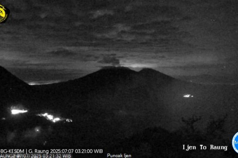 Gunung Raung Erupsi Dua Kali dalam Sehari, Warga Diimbau Jauhi Kawasan Kawah