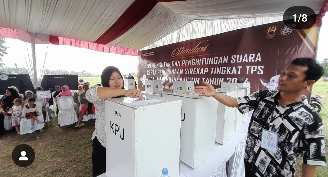 KPU Bengkulu Utara Gelar Simulasi Pencoblosan, Libatkan 498 Pemilih