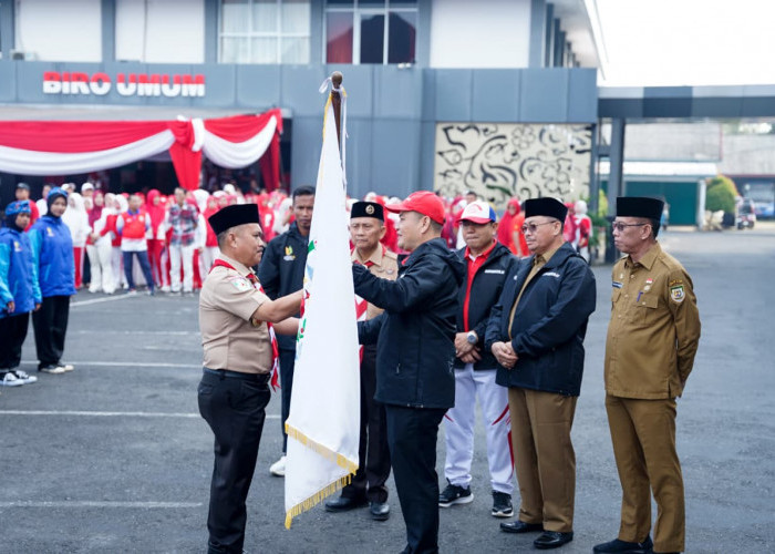 340 Pramuka Bengkulu Dilepas ke Jambore Nasional XII di Cibubur
