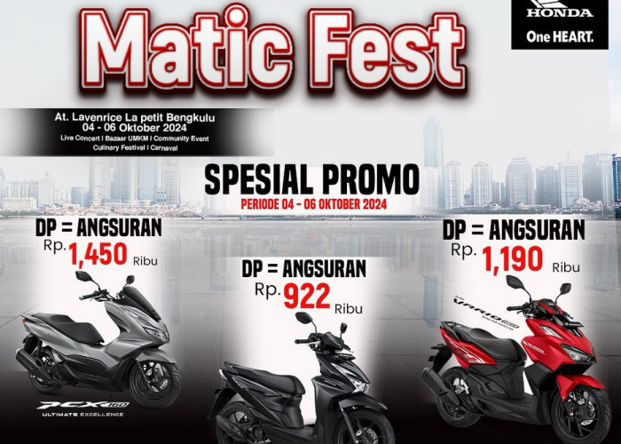 Matic Fest X: Rayakan Festival dengan Promo Menarik Honda di Bengkulu!