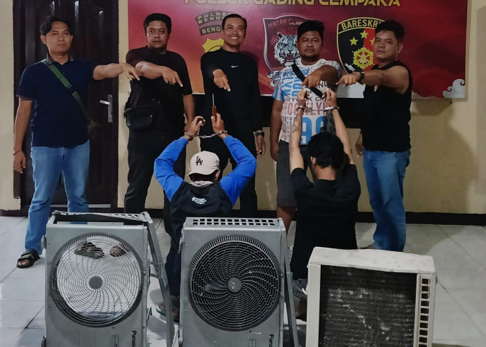 Curi AC dan Bobol Kantor Pemprov Bengkulu, 2 Pelaku Diringkus Polisi