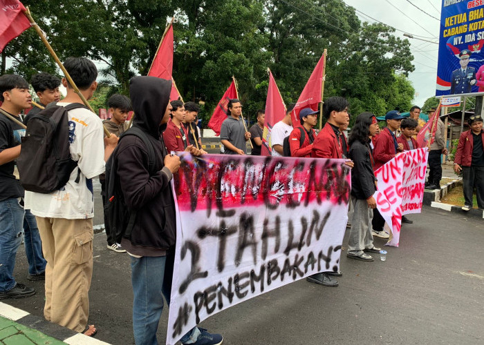 Aksi IMM Bengkulu di Polresta, Dua Tahun Kasus Penembakan Tokoh Muhammadiyah Belum Terungkap