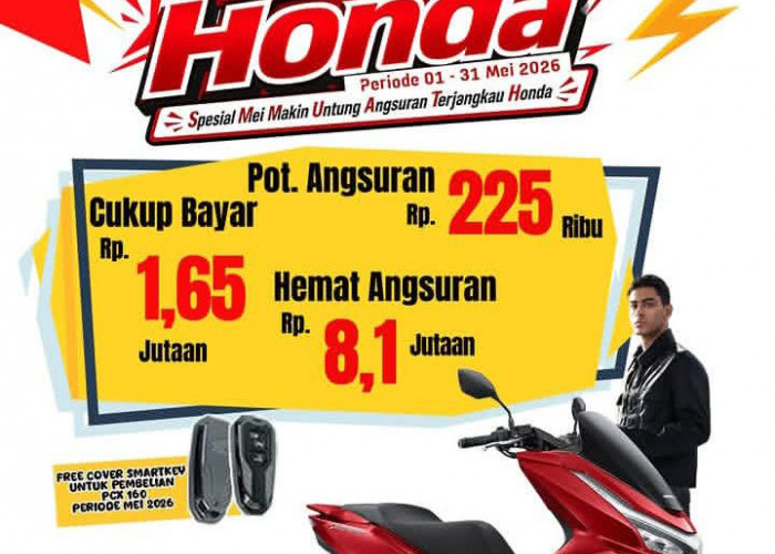 Mei Makin Untung! Bawa Pulang Honda PCX 160 Cukup Bayar Rp 1,65 Juta Saja di Bengkulu