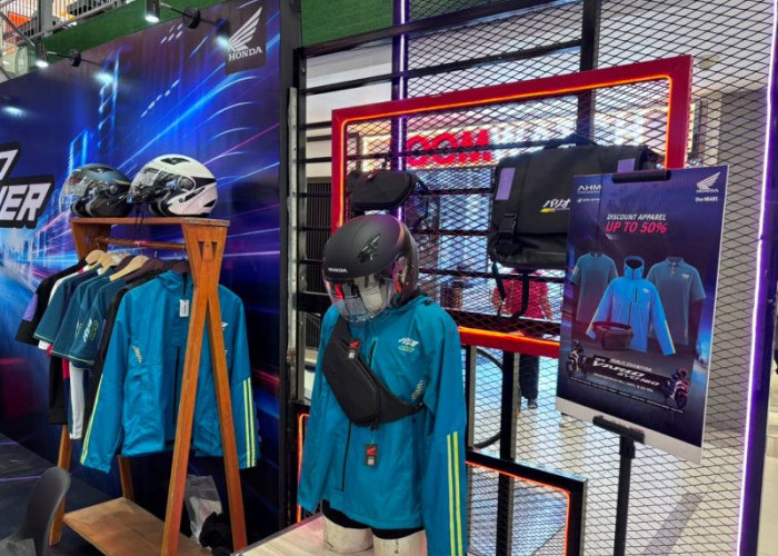 Promo Honda Bengkulu! Apparel Resmi Diskon hingga 50 Persen, Berlaku di Exhibition New Honda Vario EVO 160
