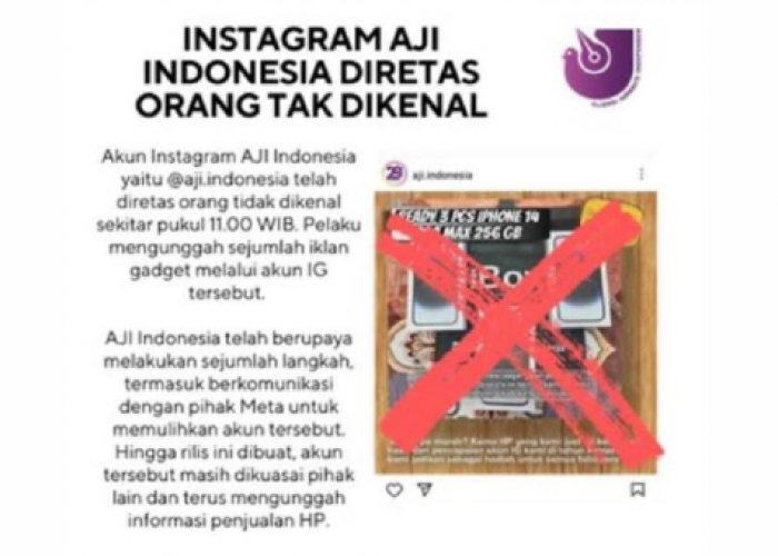 Akun Instagram Diretas Beberapa Jurnalis Tertipu, AJI Layangkan Laporan ke Polda Metro Jaya