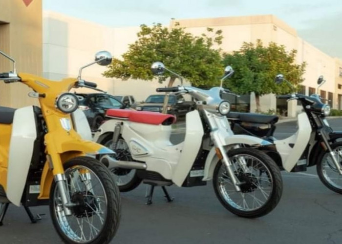 Duplikat Honda Super Cub, Sepeda Motor Listrik CSC Monterey Ini Dijual Rp30 Jutaan