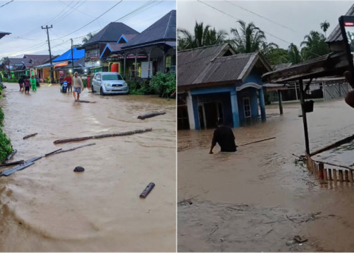 Banjir Terjang Kabupaten Lebong, Dandim Rejang Lebong Turunkan 20 Personel untuk Evakuasi Warga