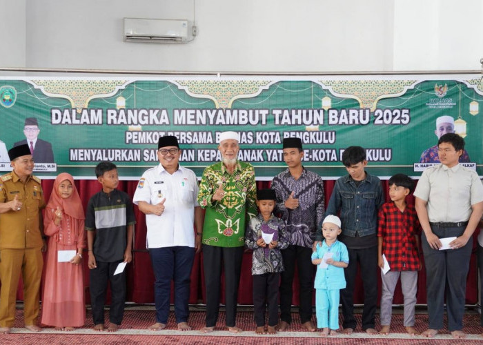 Pemkot Bengkulu Sambut Tahun Baru dengan Santunan untuk 1.132 Anak Yatim