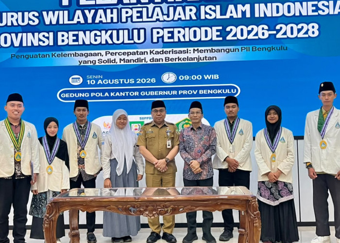 Pemprov Bengkulu Dorong Pelajar Aktif Berorganisasi, PII Diminta Perkuat Kaderisasi