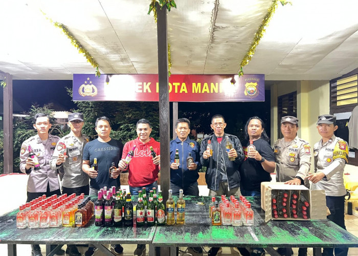 Razia Miras di Tempat Hiburan, Polsek Kota Manna Amankan 206 Botol dalam Ops Pekat Nala 2025