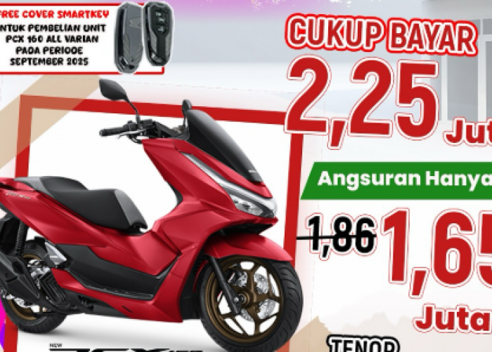 Kejutan September Honda: Bawa Pulang New PCX 160 dengan Angsuran Super Ringan