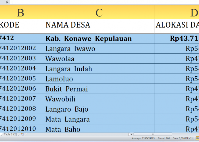 Simak Rincian Dana Desa 2025 Konawe Kepulauan Sulawesi Tenggara, Total Rp62,8 Miliar: Ini Lengkapnya