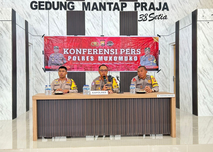 Polres Mukomuko Catat 222 Perkara Selama 2025, 168 Berhasil Diselesaikan