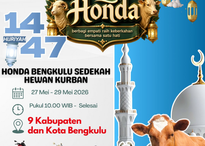 Sambut Iduladha 1447 H, Astra Motor Bengkulu Tebar Berkah Kurban di 9 Daerah