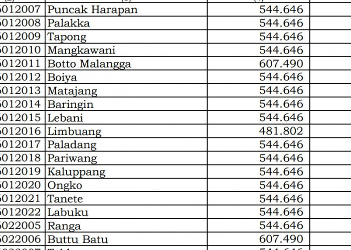 Dana Desa Tiap Desa 2024 di Enrekang, Sulawesi Selatan: 20 Desa 1 Miliar