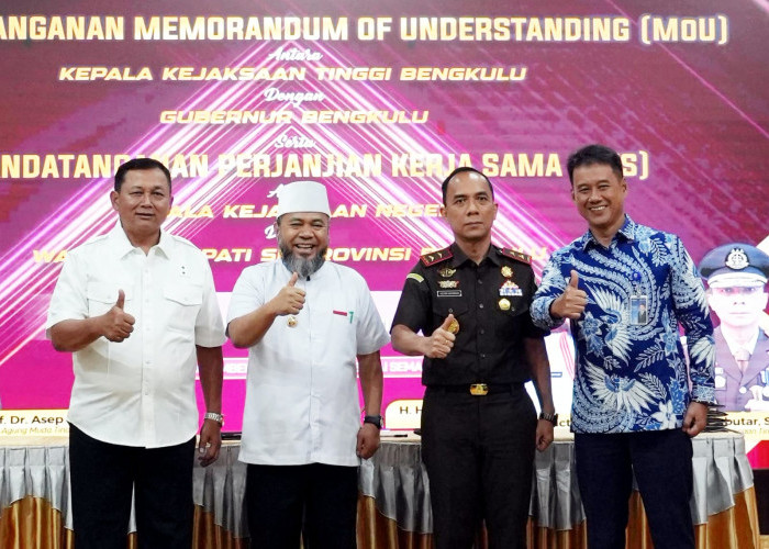 Kejagung, Pemprov Bengkulu dan Jamkrindo Berkolaborasi Beri Dukungan Pelaksanaan Pidana Kerja Sosial