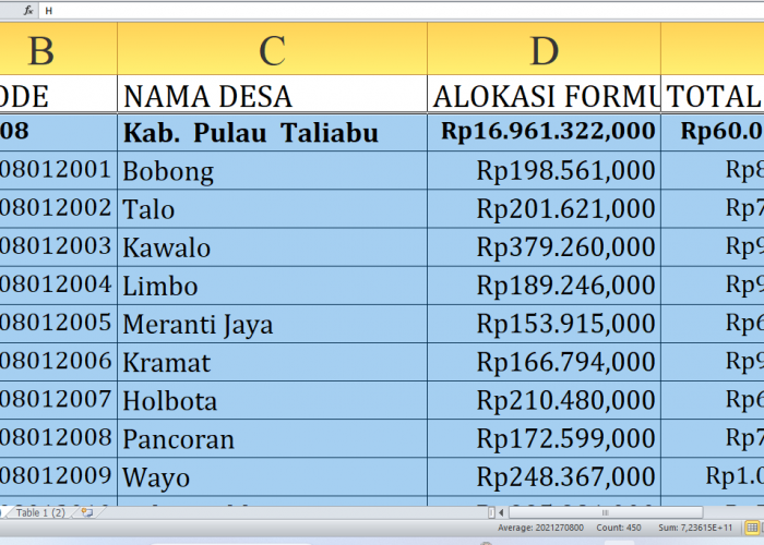 Rezeki Nomplok! Dana Desa Tahun 2025 Mengalir Deras ke Pulau Taliabu Provinsi Maluku Utara, Simak Rinciannya!