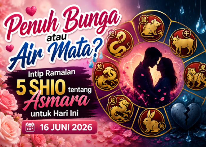 Penuh Bunga atau Air Mata? Intip Ramalan 5 Shio tentang Asmara untuk Hari Ini 16 Juni 2026