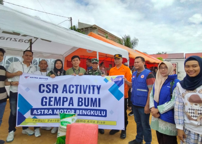 Astra Motor Bengkulu Salurkan Bantuan Tanggap Darurat untuk Korban Gempa di Kota Bengkulu