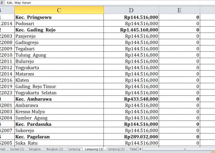 Desa di Kabupaten Pringsewu dan Mesuji Terima Dana Insentif Desa Tahun 2024: Rincian Lengkap