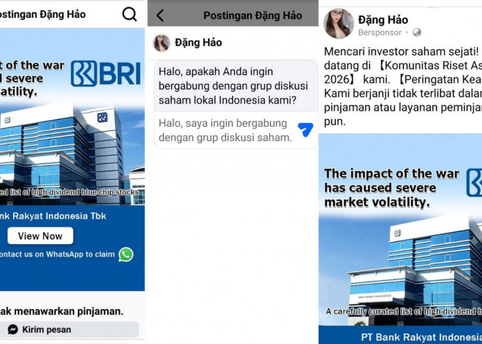Di Balik Janji Cuan Instan, Ada Jebakan: Waspada Hoaks Investasi Saham yang Mengatasnamakan BRI